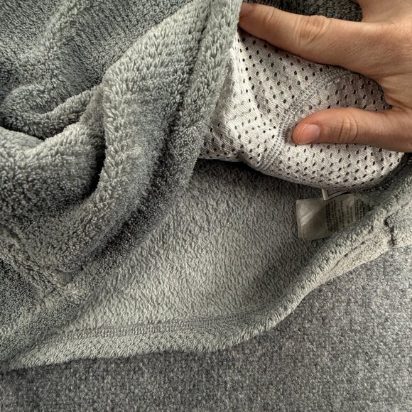 Patagonia Fleece Jacket Girls Youth Size 2XL 16-18 Gray Pink Fuzzy Soft Snap - Picture 14 of 16